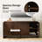Martha Modern 63''W Fluted Curved Contours Sideboard with Cable Management and Adjustable Shelves-236813576