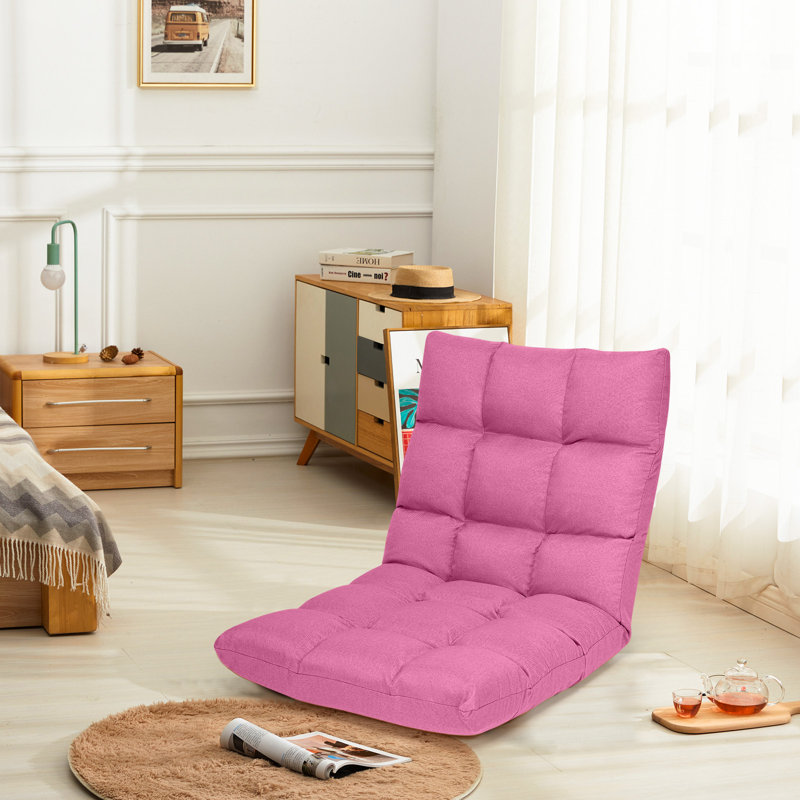 Upholstered Accent Chair, Pink