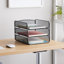Rangement de bureau à trois plateaux Onyx-36586501