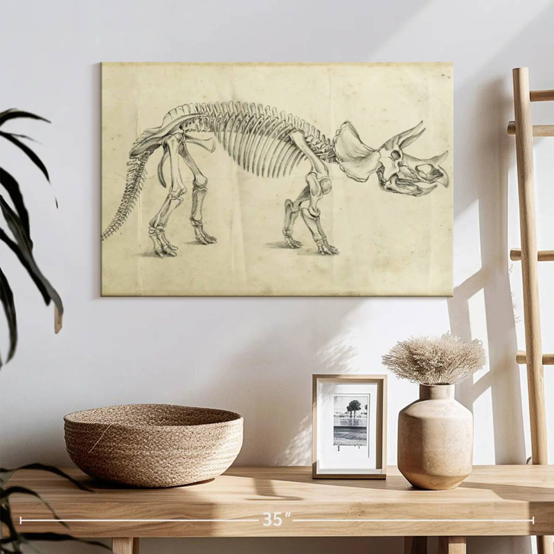 Dinosaur Study II, 16" H x 24" W