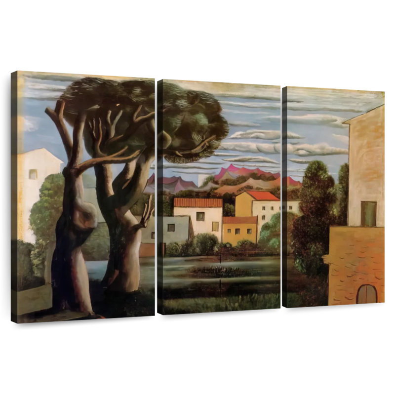 Alvord Landscape With Dead And Live Trees, 32" H x 50" W