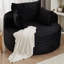 Canapé-lit simple moelleux en velours côtelé de 50 po L, sans assemblage requis Fauteuil-lit moelleux moderne avec coussin de dossier pour le salon, la chambre à coucher et le salon-859750772-859750775