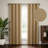 Brushed Cotton Feel 100% Blackout Grommet Curtain Pair(2 Panels)-181332429-181332426