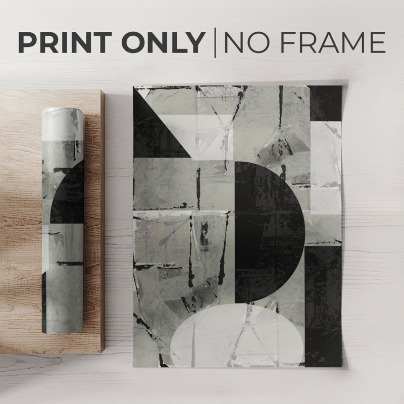 Abstract Neutrality I -Canvas Print Only - NOT FRAMED