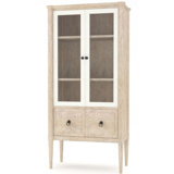 Casual Display Bookcase In Sand Colored Finish With Storage Feature Veneers Color 2 Shelves And Function