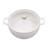 Deliyah 8.54in White Ceramic Serving Soup Tureen with Glass Lid