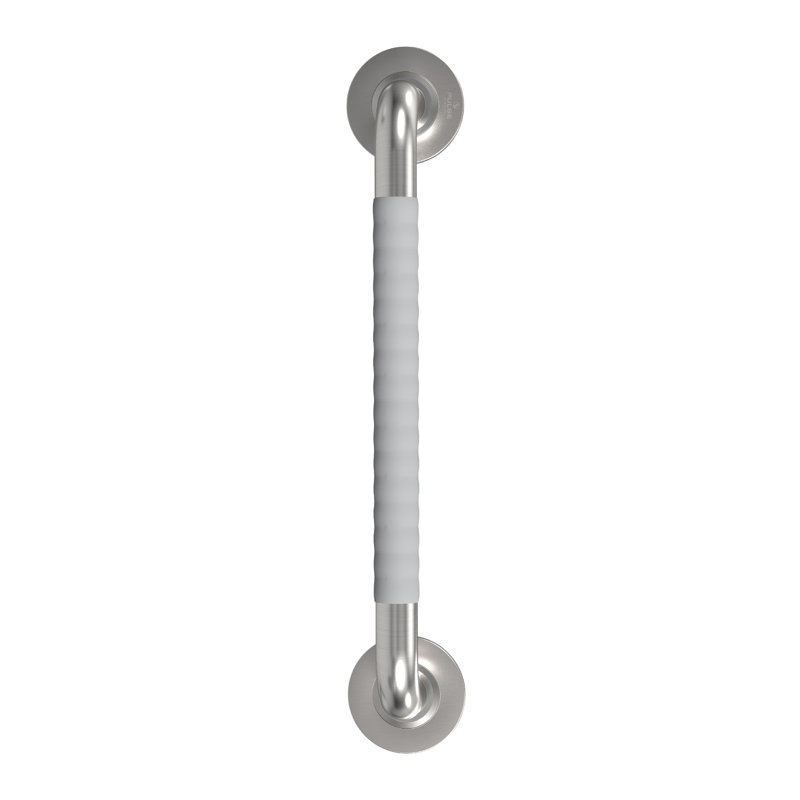 ErgoSafetyBar de 18 po à prise souple ergonomique et souple de 32 mm de diamètre, conforme à l'ADA, capacité de poids de 500 lb
