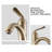Single-Hole Single-handle Bathroom Faucet with Drain Assembly-92395936