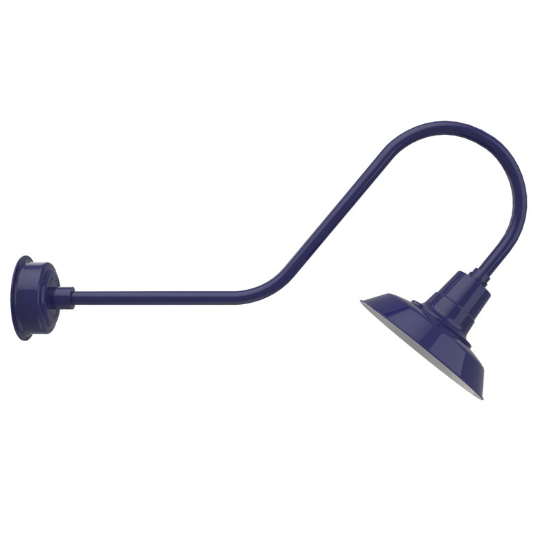 Haleigh LED Wall Light, 12" H x 12" W x 36" D, Cobalt Blue