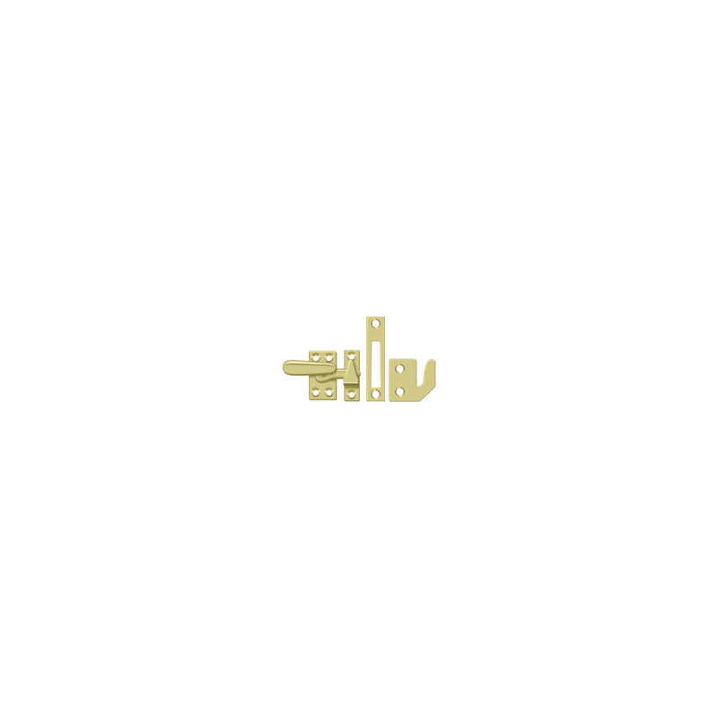 Hardware, Polished Brass, 1.3" H x 1.5 W x 0.5" D