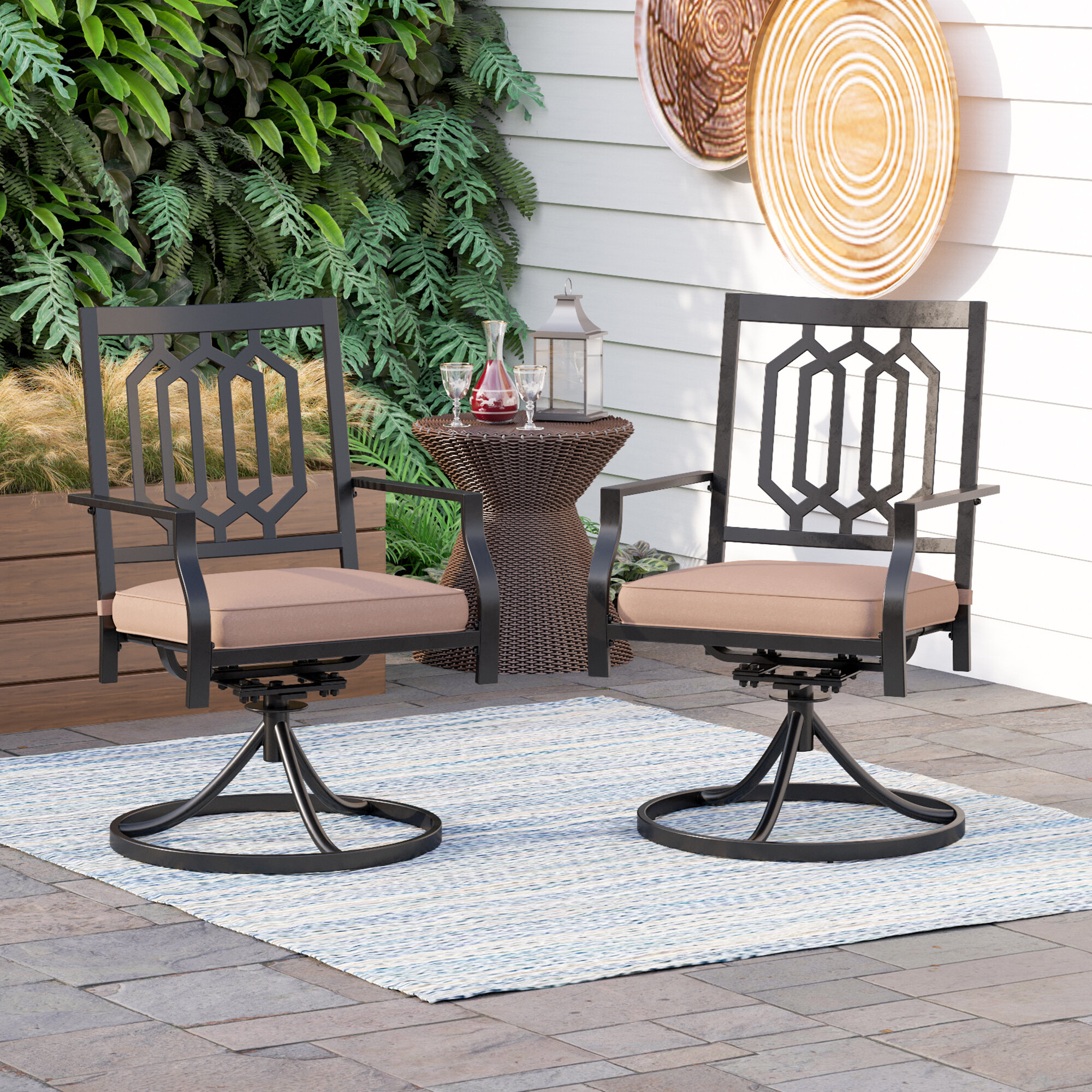  Comfy Hour Cast Iron Heavy Duty Super Strong Industrial  Strength Wheel Plant Stand Trolley, Black : Patio, Lawn & Garden