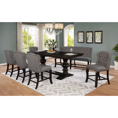 Rudden - Person Extendable Double Pedestal Dining Set