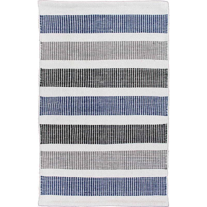 Tapis en coton Roddickton, Rectangle 2 pi x 2 pi 11 po