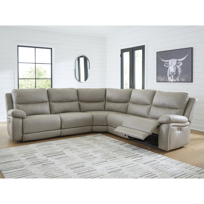 Canapé modulaire inclinable électrique 5 pièces Brannigan
