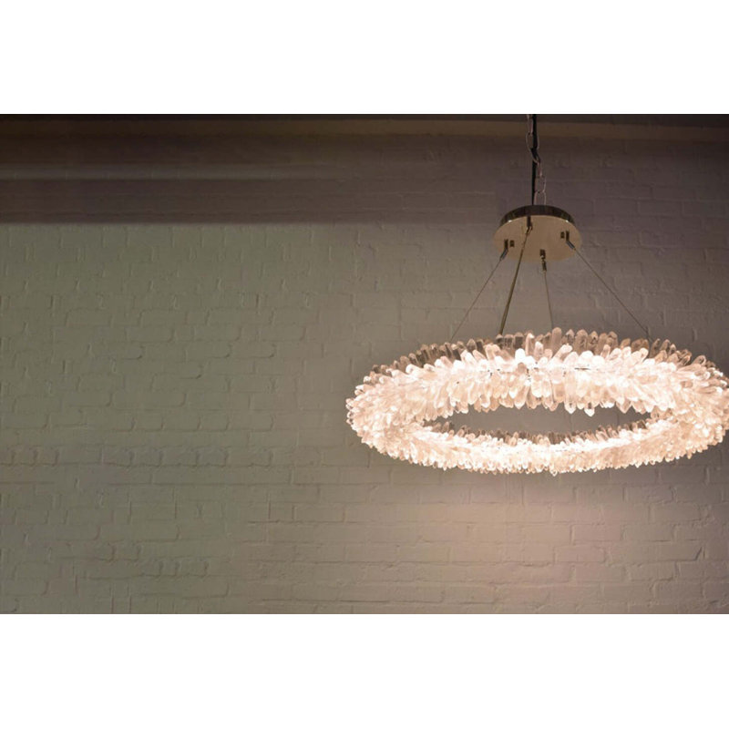 Roxi 1 - Light LED Chandelier, 7.13" H x 48" W x 48" D, Polished Nickel