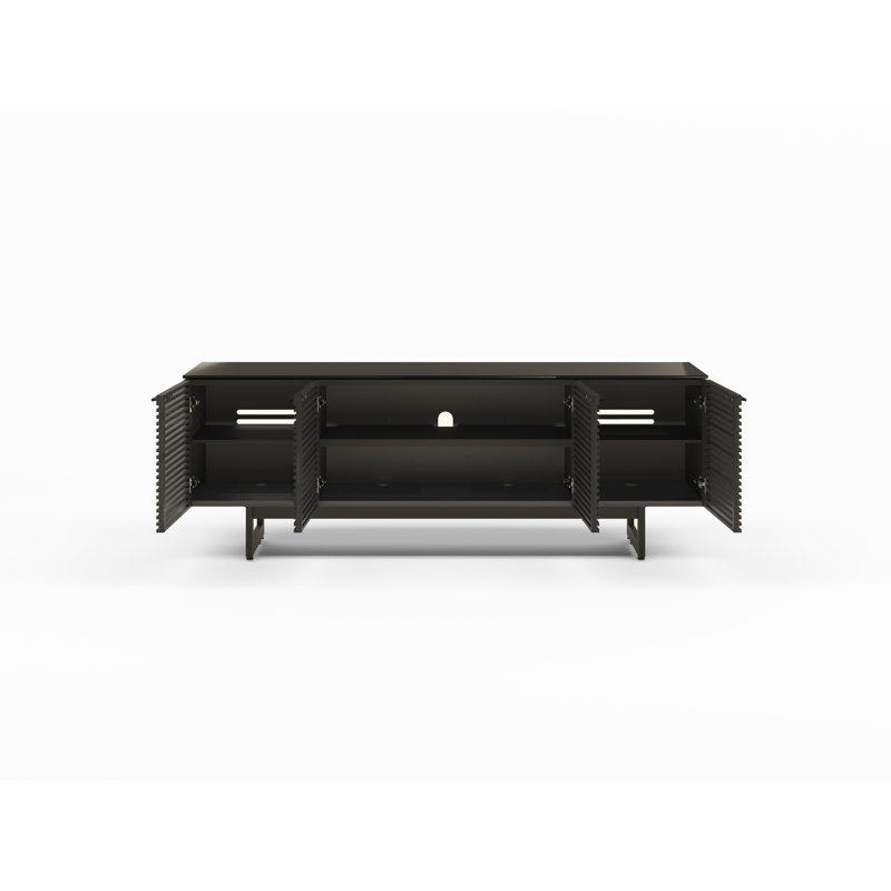 Corridor Media Console, Charcoal Stained Ash