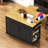 48 Inch Large Kitchen Island With Drop Leaf,Power Outlet,5 Wheels With 5 Open Side Racks(Not Include Stools)-1939272880