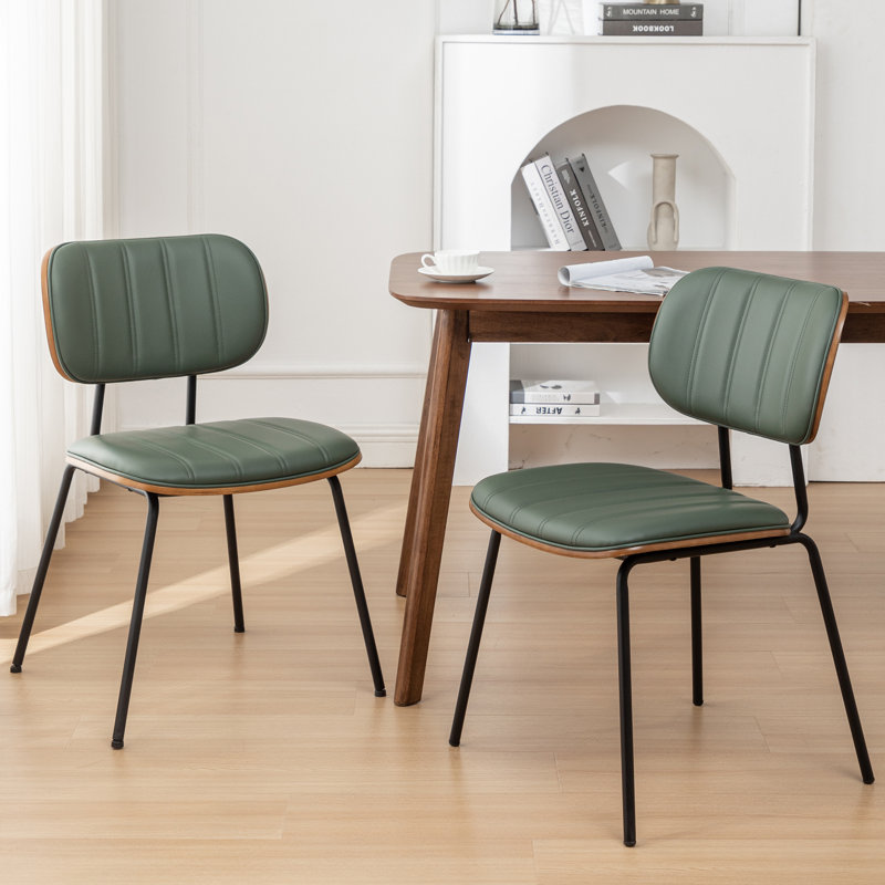 Ketisha Upholstered Dining Chair, Green