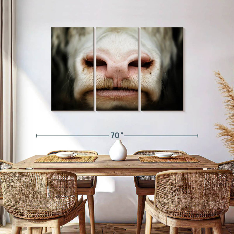 Brampt Cow Muzzle, 36" H x 57" W