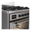 Majestic III Series 30 Inch Dual Fuel Range with 5 Sealed Burners in Emerald Green (Natural Gas, Burnished Trim)-1045611394-1045611440-1045611443