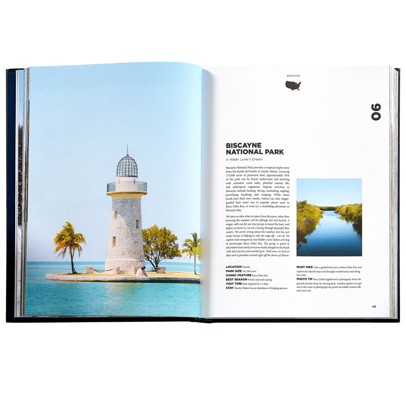 Graphic Image Roaming America Coffee Table Book, Leather, Navy