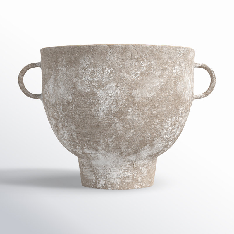 Waverly Ceramic / Porcelain Table Vase, 9.84" H x 14.2" W x 10.8" D