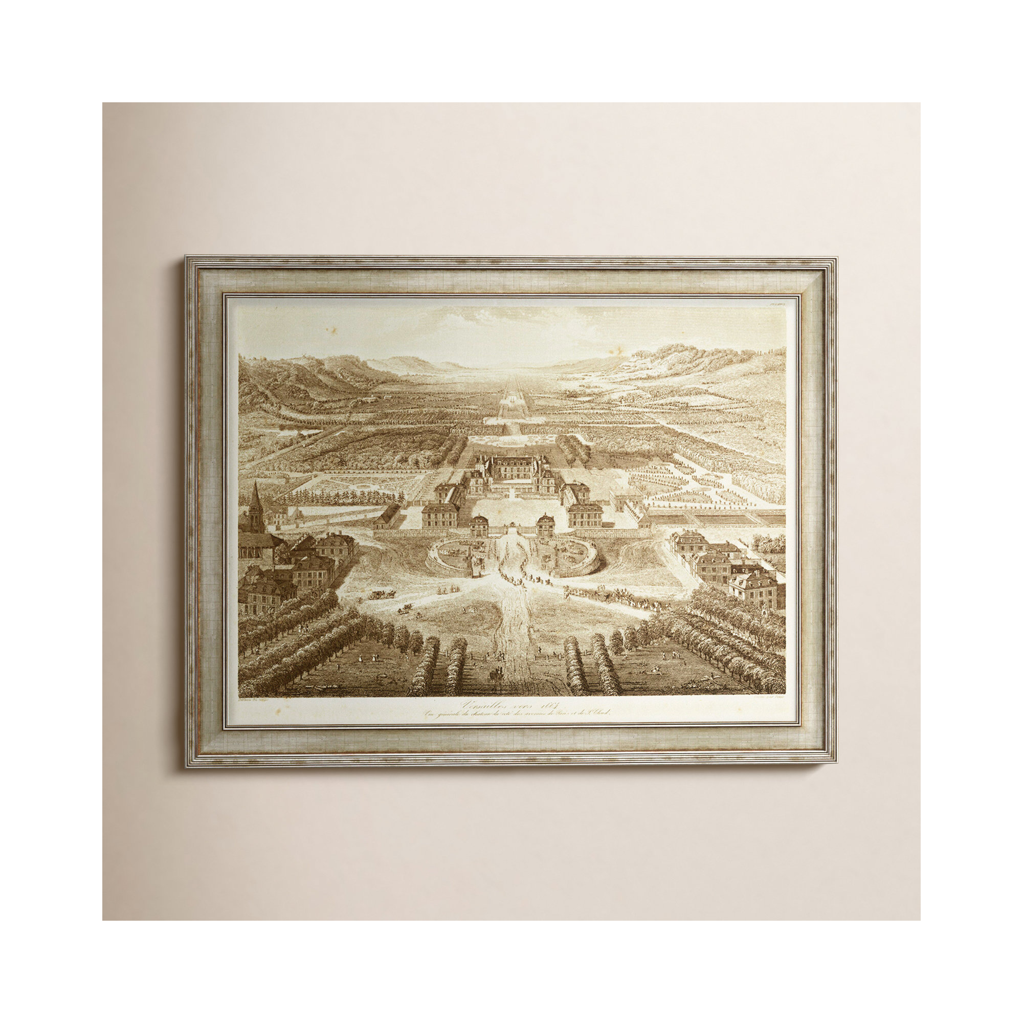 Bird's Eye View Of Versailles