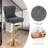 Jiar Swivel Upholstered Adjustable Height Counter Stool with Metal Frame,Dark Gray Bar Stools -2082304901-2082221035
