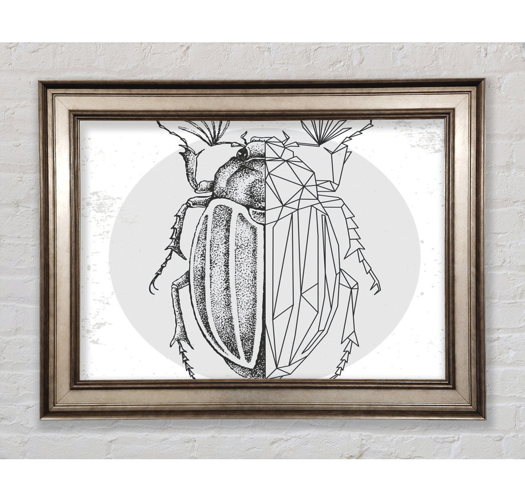 The Beetle Sketch - Einzelner Bilderrahmen Kunstdrucke