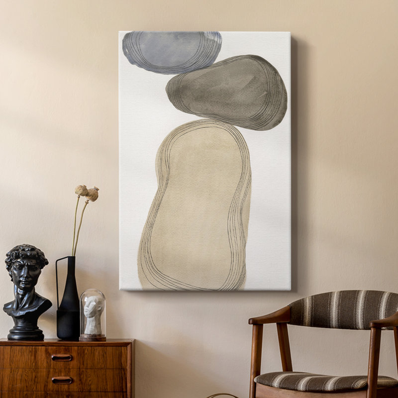 River Rocks Contour I - galerie sur mesure, H 27 po x l 18 po