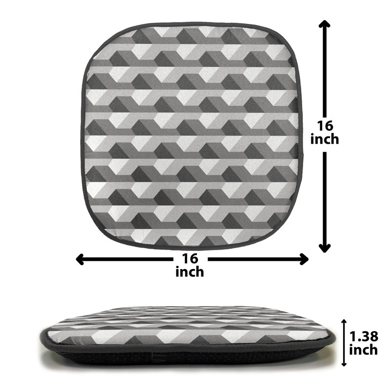 Outdoor 1.38'' Dining Chair Seat Cushion