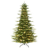 9 Ft. Pre-Lit Aspen Fir Artificial Tree