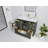 Boston 42 " W Freestanding Standard Free Standing 1 Single Vanity Bathroom Vanity With Marble Top