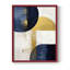 ABSTRACT Series DLVI - Impression encadrée de qualité supérieure - Prêt à accrocher - Aucun clou requis-1452846180-1452846178