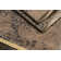 Tapis bleu en laine Covington