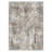 Mignone Ebon Abstract Machine Washable Grey / Brown Indoor Area Rug with Non-Slip Backing-2137467852