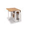 Aaeden 4 - Person Butterfly Leaf Pine Solid Wood Dining Set