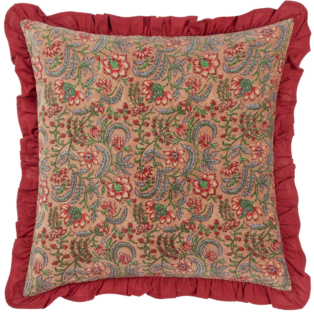 Floral Square Cushion