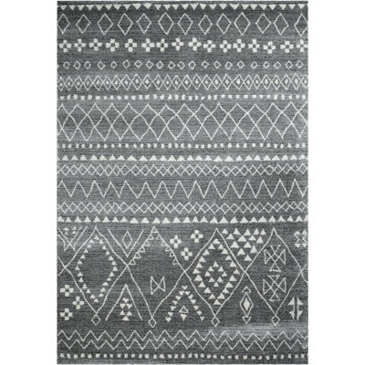 Tapis gris/ivoire Pisano