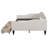 Upholstered Tufted Daybed with Two Drawers