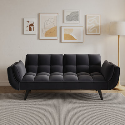 Anarii 85" W Oversized Loveseat Sofa Cloud Couch Curved Sofa Modern Sofa Living Room Couch Comfy Couch Deep Sofa by Latitude Run