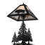 21"H Buffalo W/Lighted Base Table Lamp