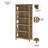 Huckins 3 Piece Computer Desk Office Set with Bookcase-765027269