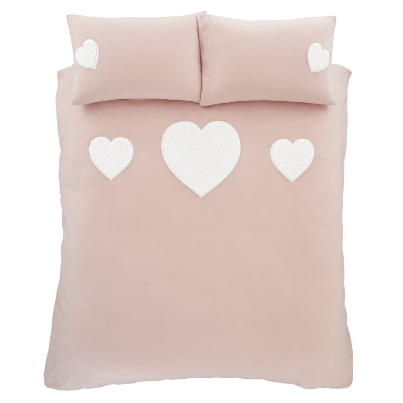 Cosy Heart, 135 x 200cm Duvet Cover + 1 Standard Pillowcase