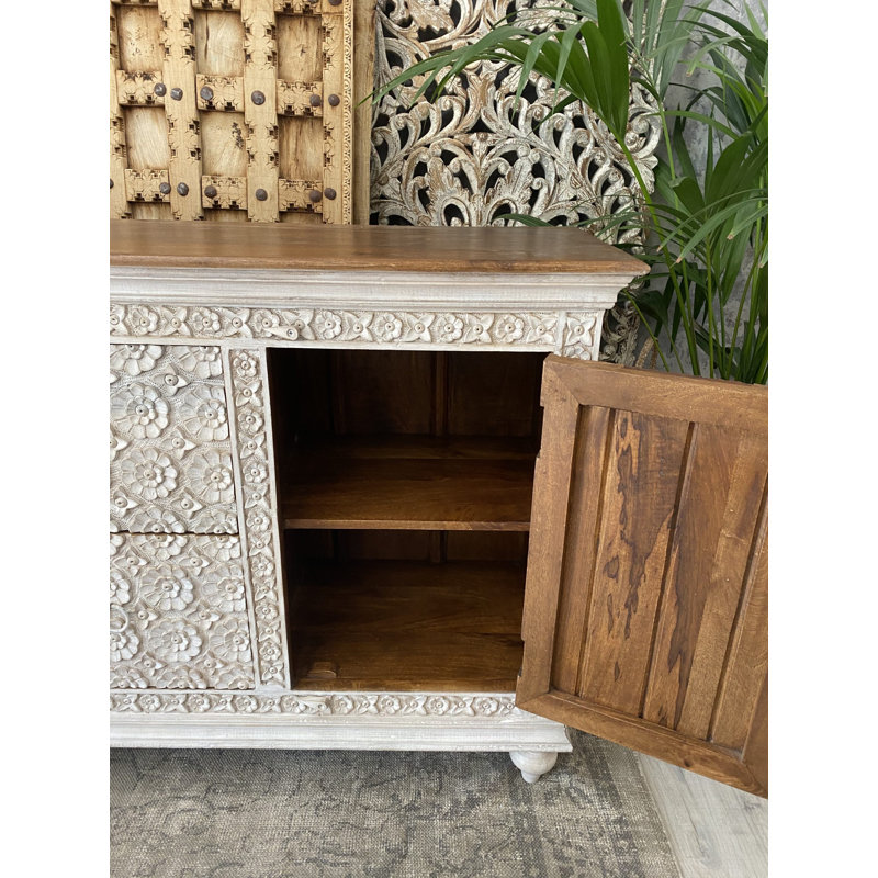 Amritha 148cm Solid Wood Sideboard