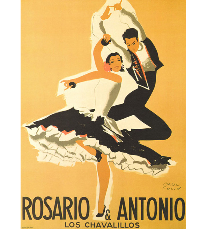Rosario et Antonio, 1949, H 18 po x l 13 po