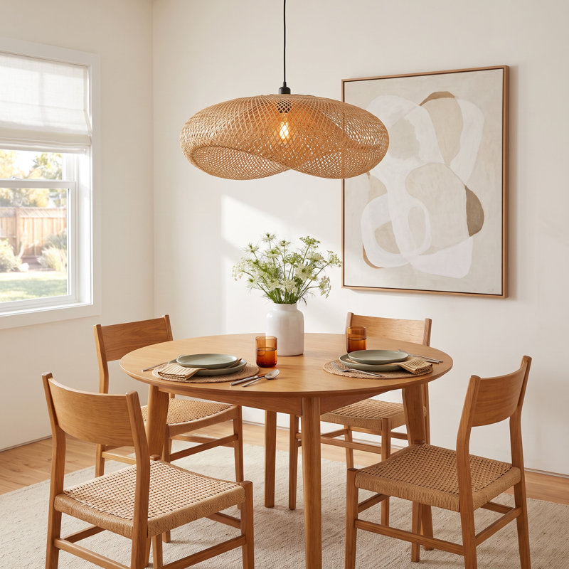 Deshields 1-Light Bamboo Unique / Statement Pendant