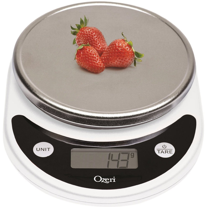 Ozeri® Pronto® Digital Multifunction Kitchen and Food Scale with Variable Graduation Technology®, White