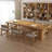 Solid wood rectangular desk with storage cabinet-69390015