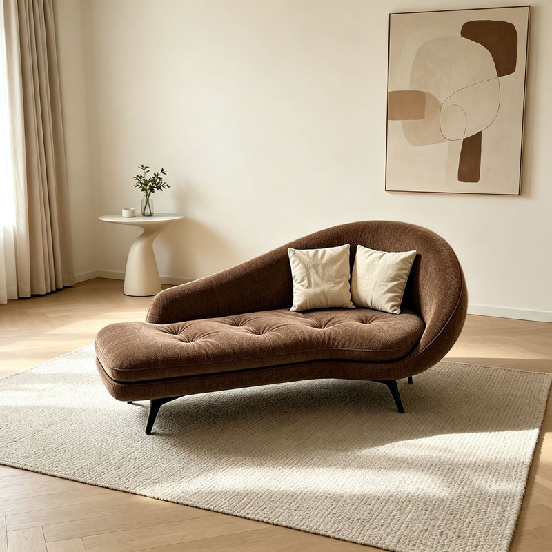 Chaise longue décontractée créative, Right Hand Facing